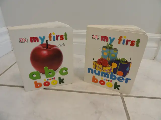 MY FIRST ABC & NUMBER BOARD BOOKS & 12 NURSERY RHYME READERS in Toys in Norfolk County - Image 4
