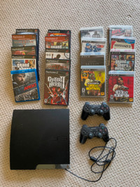 Sony PS3, controllers, 15 games