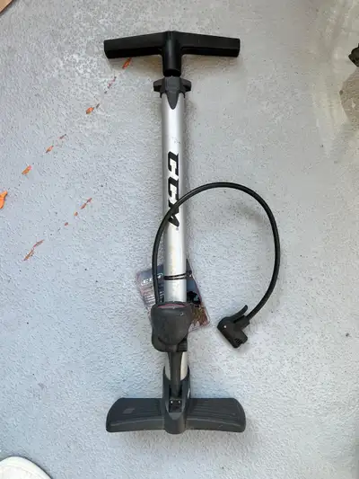 CCM Floor Bike Pump w/Gauge For Schrader & Presta Valves Head, View more