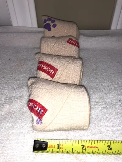 Elastic Pet Bandage Wrap, 4 Pcs (2inch x 15ft) Durable Compressi, View more