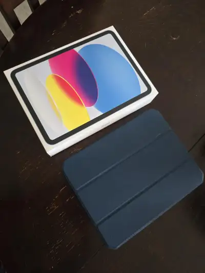 BLUE APPLE IPAD 10TH GENERATION LIKE NEW FOR SALE/TRADE, View more