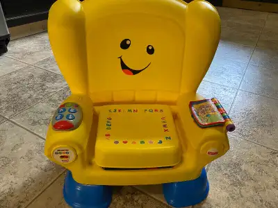Fisher-Price Laugh & Learn Smart Stages Chair - English. -50+ sing-along songs, tunes & phrases -Exc...