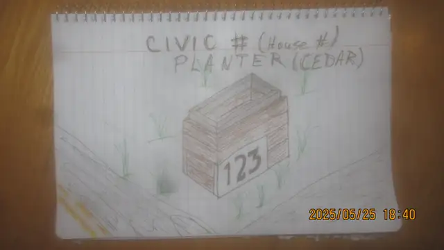 ❗❗❗CIVIC NUMBER (House number) PLANTERNEW 2025❗❗❗ in Outdoor Décor in Moncton - Image 2