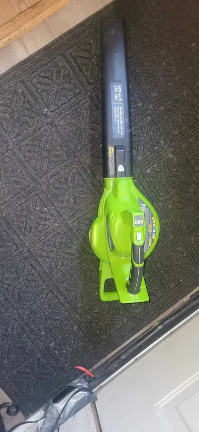 I'm selling a Greenworks Blower VAC 2400402, which is perfect for keeping your yard tidy with ease!...