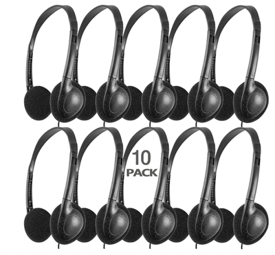 Lot de 10 écouteurs pour l'école, garderie, NEUF, View more