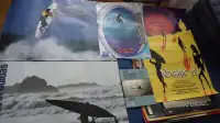 5 SURFING/SURFERS COLLECTORS ITEMS BUNDLE DEAL:4 POSTERS+1 MAG