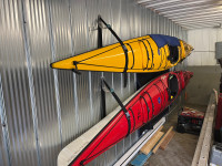 Pair of Bering Sea 15’ Sea Kayaks