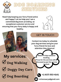 Dog boarding services