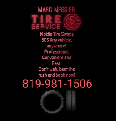 Skip the wait and get your seasonal tires changed right at home! With over 14 years of experience in...