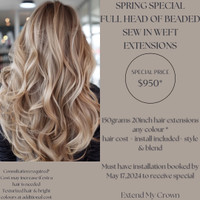 Hair extensions special! 