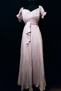 Brand New Blush Pink Silk Bridesmaid Dress