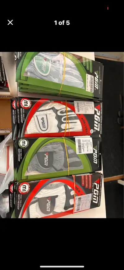 All sizes of golf gloves available for men and women, View more