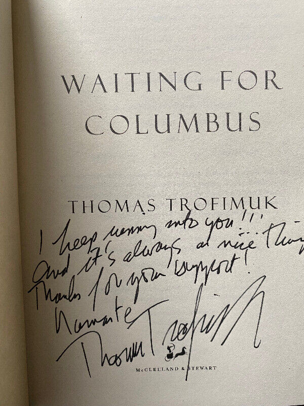 Waiting For Columbus by Thomas Trofimuk (Signed) in Fiction in Edmonton - Image 3