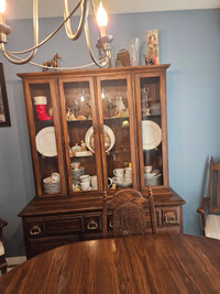 Hutch and china cabinet