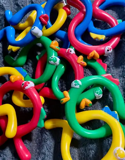 12pcs Vintage Interlocking Plastic Chain Fidget Toy, View more