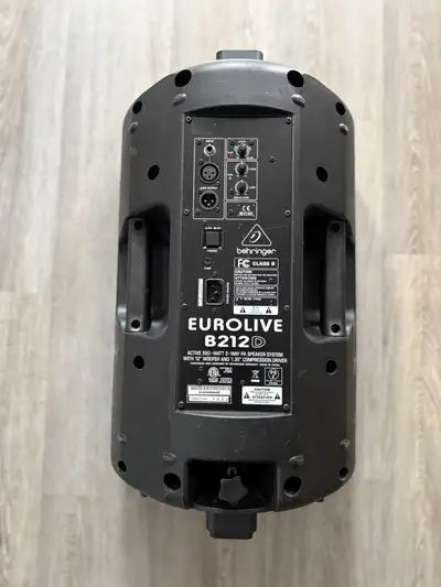 Behringer speakers for sale. Eurolive B112D - 2 way, 12” woofer, 1000 watts Eurolive B212D - 2 way,...
