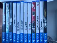 Assorted PS4 Games