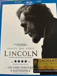 Lincoln Blu-ray et DVD bilingue 9$