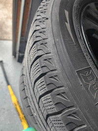 245 60 R18 Snow Tires for MDX A-Spec on Black Alloy Rims
