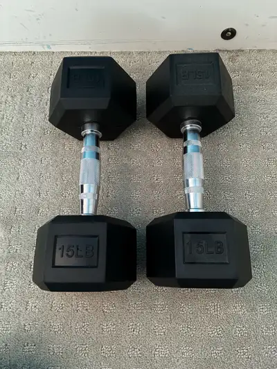 15 LB pair of dumbells, View more