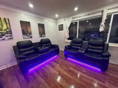 Leather Reclining Loveseats, View more