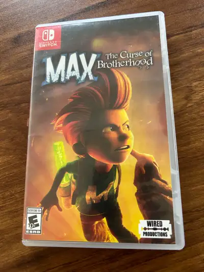 Max The Curse of Brotherhood Nintendo Switch Game Works great $25