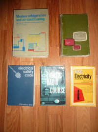 Vintage Radio/TV/Electricity/AC Refridge Books