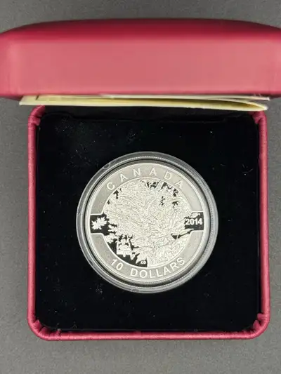 Royal Canadian Mint 2014 10 Dollar Silver Coin, View more