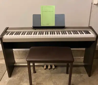 Excellent 88 weighted full-keys piano keyboard with 3 pedals, View more