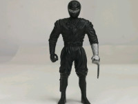Black Ninja Warrior Action Figure - Vintage Chap Mei 1995