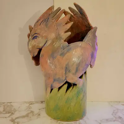Susan Brison ceramic vase, View more