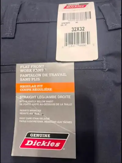 Genuine Dickies Flat Front Work Pants, View more