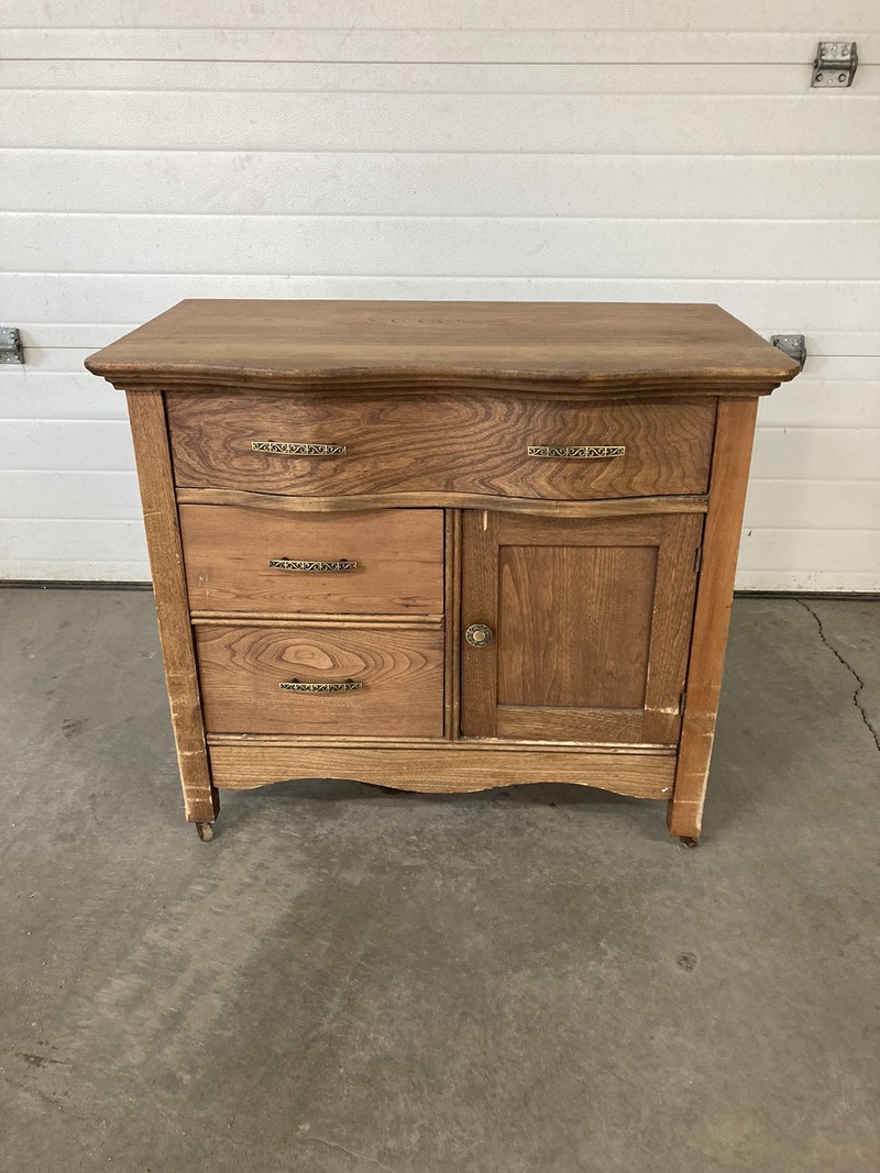 Antique Solid Wood Farmhouse / Hutch / Sideboard Hutches