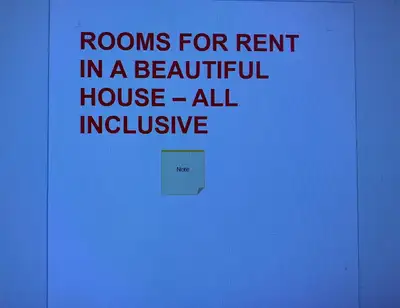 Rooms for Rent in a beautiful house