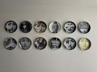 Fornasetti T&V Decorative Wall Plates