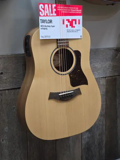 SALE! Taylor BBTe Big Baby Taylor w/Gigbag (BRAND NEW), View more