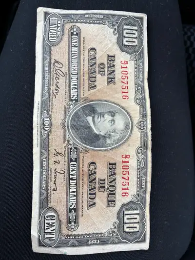 collectable 100$ bill , View more