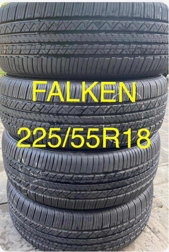 225/55R18 Falken Ziex ZE001 A/S (4 TIRES) | Tires & Rims | Mississauga /  Peel Region | Kijiji