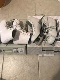 Figure skates for a girl size 2