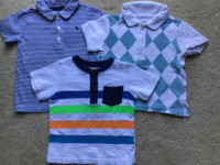 12/ 18 months-3x  POLO T- shirts/short sleeves $5