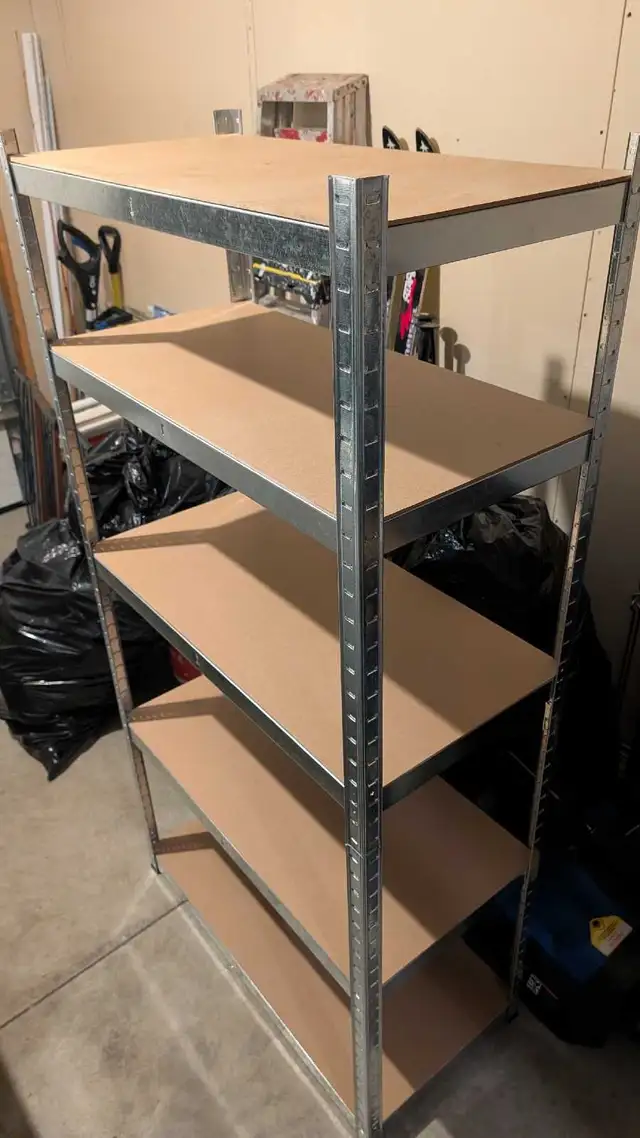 Metal 5-Tier Storage Shelving Unit - 35x17.5x71"