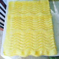 Hand knitted Baby blanket
