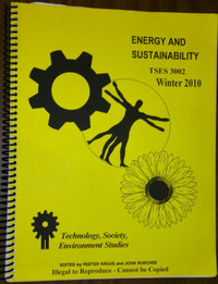 Energy and Sustainability (TSES 3002) Course Pack​