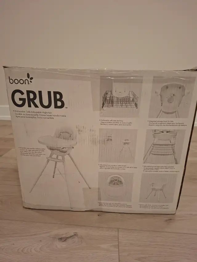 Boon Grub Convertible High Chair – Very Good Condition