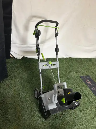 Earthwise electric snow blower, View more
