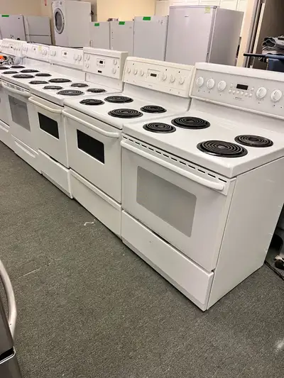 Coil Top Stoves-  Tested, Cleaned, 30-Day Warranty, View more