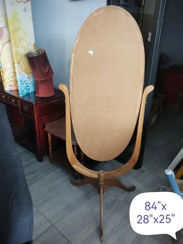 Standing Mirror solid wood Amish in Other in Calgary - Image 3