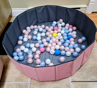 Piscine  a Balles avec 125 Balles  Piscine côté rigide, View more