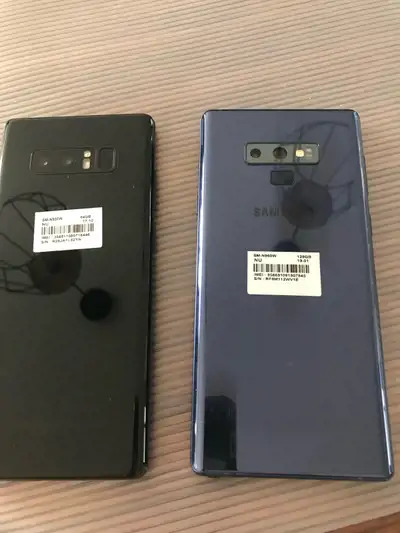 Samsung Note 8 64gb. 220$ Samsung Note9 128gb. 260$ Samsung Note10 256gh. 280$ Samsung Note20 128gb....