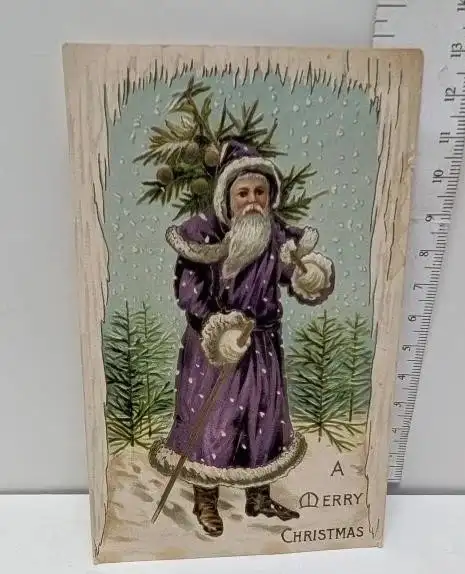 5 ANTIQUE 1909 to1920s CHRISTMAS SANTA POST CARDS in Arts & Collectibles in Mississauga / Peel Region - Image 7